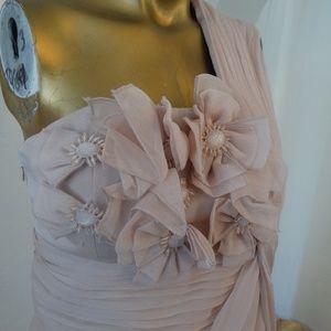 *NWT* Pink, - Long Couture Gown